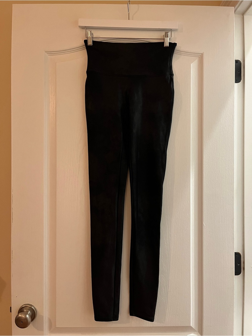 SPANX Black High-Waist Power Leggings